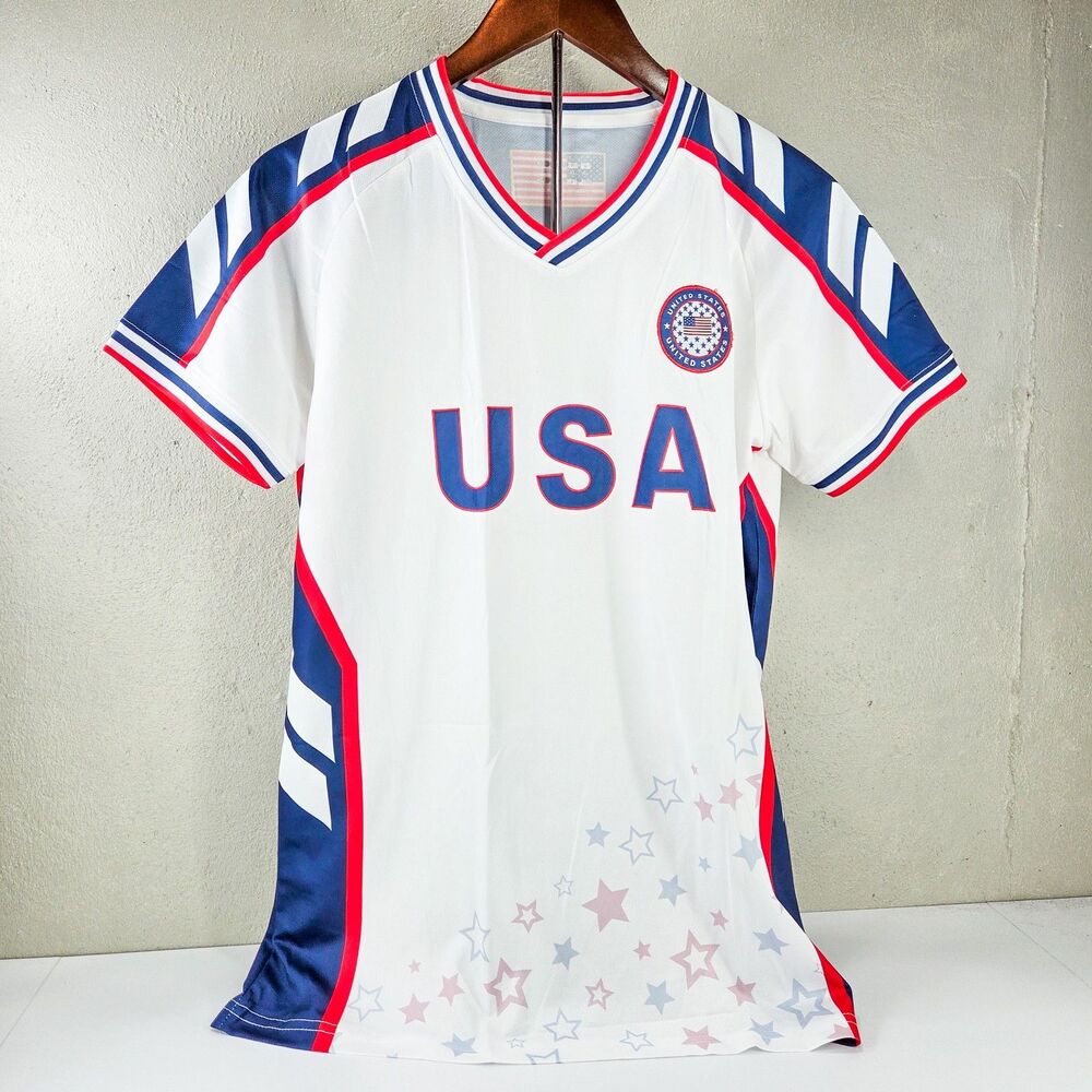 Vintage 90s USA Soccer Team 1994 World Cup Jersey Women's Sz XL